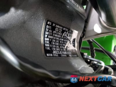 Zdjęcie 9 z 10 samochodu: 2022 KAWASAKI ZX636 K VIN:JKBZXJG1XNA020397 - miniatura
