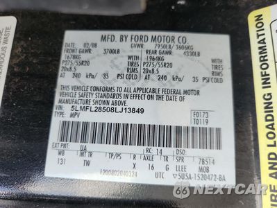 Zdjęcie 13 z 15 samochodu: 2008 LINCOLN NAVIGATOR L VIN:5LMFL28508LJ13849 - miniatura