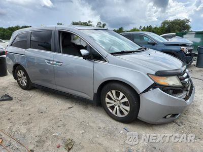 Czwarte zdjęcie samochodu z boku: 2016 HONDA ODYSSEY EXL VIN:5FNRL5H67GB087282 - miniatura