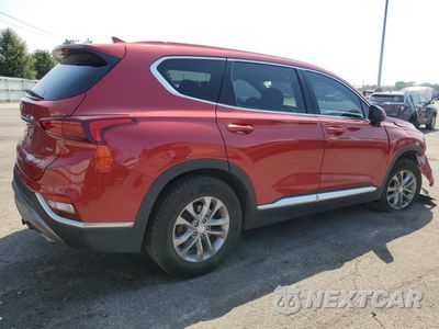Trzecie zdjęcie samochodu z tyłu: 2019 HYUNDAI SANTA FE SEL VIN:5NMS3CAD9KH060834 - miniatura