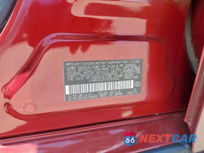 Zdjęcie 12 z 14 samochodu: 2007 LEXUS IS 250 VIN:JTHBK262X72033222 - miniatura