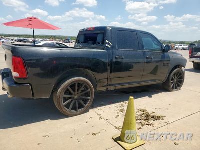 Trzecie zdjęcie samochodu z tyłu: 2018 RAM 1500 SLT VIN:1C6RR6LT9JS216903 - miniatura