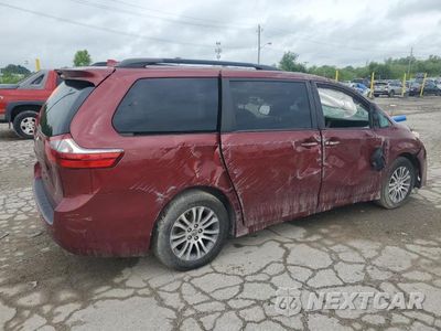 Trzecie zdjęcie samochodu z tyłu: 2020 TOYOTA SIENNA XLE VIN:5TDYZ3DC2LS054478 - miniatura
