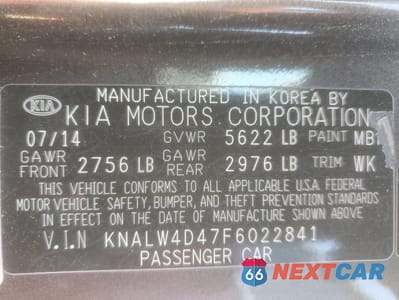 Zdjęcie 13 z 13 samochodu: 2015 KIA K900 VIN:KNALW4D47F6022841 - miniatura