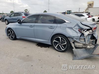 Drugie zdjęcie samochodu z przodu: 2022 HONDA ACCORD SPORT SE VIN:1HGCV1F43NA065331 - miniatura