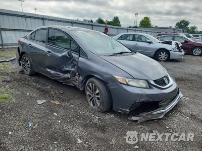 Czwarte zdjęcie samochodu z boku: 2015 HONDA CIVIC EX VIN:19XFB2F8XFE206682 - miniatura
