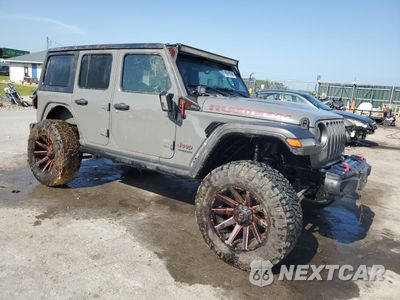 Czwarte zdjęcie samochodu z boku: 2021 JEEP WRANGLER UNLIMITED RUBICON VIN:1C4JJXFMXMW722843 - miniatura