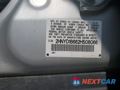 Zdjęcie 13 z 13 samochodu: 2002 ACURA MDX TOURING VIN:2HNYD18662H508066 - miniatura
