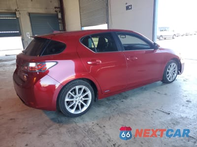 Trzecie zdjęcie samochodu z tyłu: 2012 LEXUS CT 200 VIN:JTHKD5BH7C2062905 - miniatura