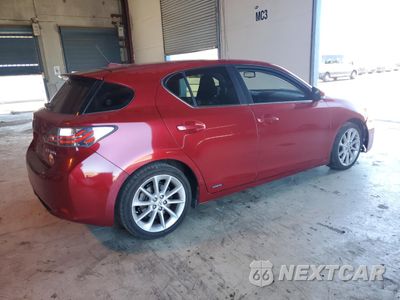 Trzecie zdjęcie samochodu z tyłu: 2012 LEXUS CT 200 VIN:JTHKD5BH7C2062905 - miniatura