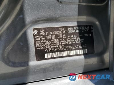 Zdjęcie 12 z 12 samochodu: 2011 BMW 335 I VIN:WBAPM5C52BE576747 - miniatura