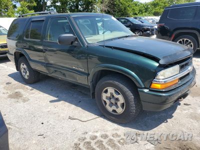 Czwarte zdjęcie samochodu z boku: 2002 CHEVROLET BLAZER VIN:1GNDT13W32K119285 - miniatura