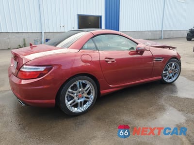 Trzecie zdjęcie samochodu z tyłu: 2014 MERCEDES-BENZ SLK 350 VIN:WDDPK5HA2EF089650 - miniatura