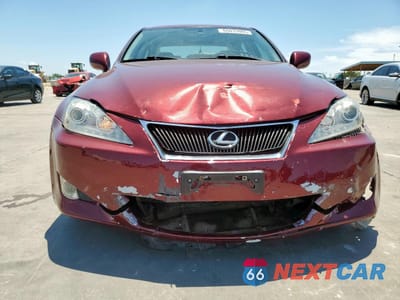Piąte zdjęcie samochodu w środku: 2007 LEXUS IS 250 VIN:JTHBK262X72033222 - miniatura