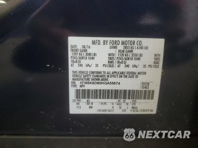 Zdjęcie 13 z 16 samochodu: 2017 FORD EXPLORER XLT VIN:1FM5K8D80HGA55674 - miniatura