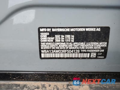 Zdjęcie 13 z 13 samochodu: 2024 BMW M440XI GRAN COUPE VIN:WBA13AW03RFS04128 - miniatura