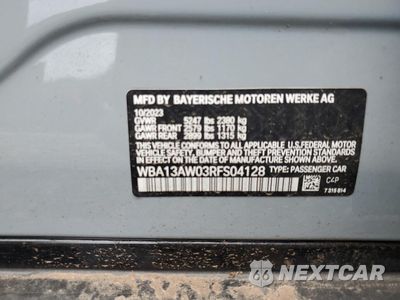 Zdjęcie 13 z 13 samochodu: 2024 BMW M440XI GRAN COUPE VIN:WBA13AW03RFS04128 - miniatura