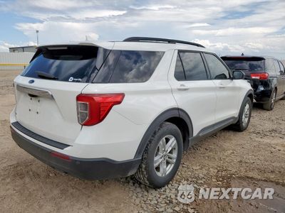 Trzecie zdjęcie samochodu z tyłu: 2020 FORD EXPLORER XLT VIN:1FMSK7DH0LGD05579 - miniatura