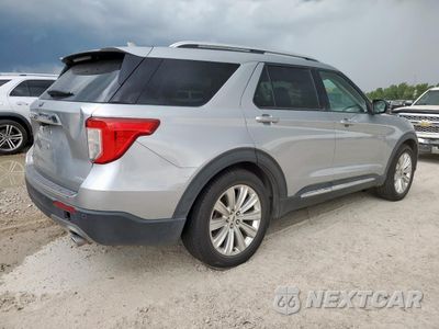 Trzecie zdjęcie samochodu z tyłu: 2020 FORD EXPLORER LIMITED VIN:1FMSK7FH0LGB75798 - miniatura