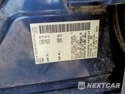 Zdjęcie 12 z 14 samochodu: 2014 NISSAN MAXIMA S VIN:1N4AA5APXEC448834 - miniatura