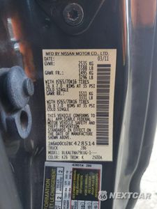 Zdjęcie 12 z 14 samochodu: 2011 NISSAN FRONTIER SV VIN:1N6AD0CU2BC428514 - miniatura