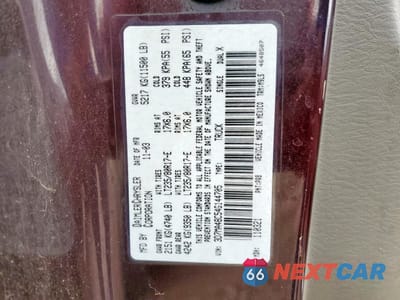 Zdjęcie 9 z 10 samochodu: 2004 DODGE RAM 3500 ST VIN:3D7MA48C54G144705 - miniatura