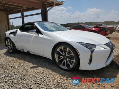 Czwarte zdjęcie samochodu z boku: 2021 LEXUS LC 500 VIN:JTHKPAAY6MA100987 - miniatura