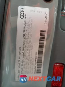 Zdjęcie 12 z 15 samochodu: 2021 AUDI RS5 VIN:WUAAWCF55MA902816 - miniatura