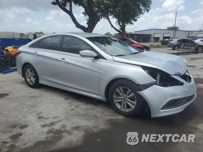 Czwarte zdjęcie samochodu z boku: 2014 HYUNDAI SONATA GLS VIN:5NPEB4AC5EH935265 - miniatura