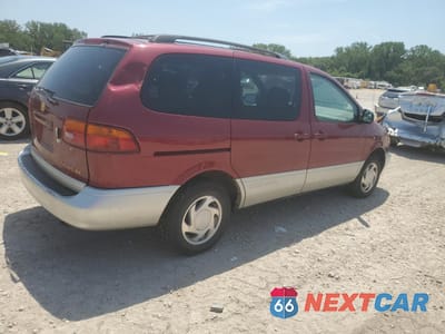 Trzecie zdjęcie samochodu z tyłu: 2000 TOYOTA SIENNA LE VIN:4T3ZF13C5YU277803 - miniatura