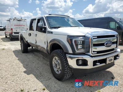 Czwarte zdjęcie samochodu z boku: 2012 FORD F350 SUPER DUTY VIN:1FT8W3BT4CEC04768 - miniatura