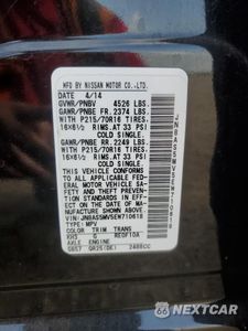 Zdjęcie 12 z 14 samochodu: 2014 NISSAN ROGUE SELECT S VIN:JN8AS5MV5EW710618 - miniatura