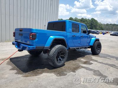 Trzecie zdjęcie samochodu z tyłu: 2021 JEEP GLADIATOR OVERLAND VIN:1C6HJTFG8ML566683 - miniatura