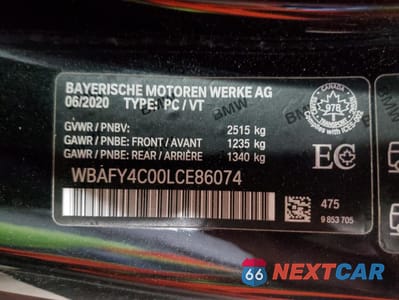 Zdjęcie 12 z 13 samochodu: 2020 BMW M850XI VIN:WBAFY4C00LCE86074 - miniatura