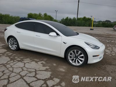 Czwarte zdjęcie samochodu z boku: 2019 TESLA MODEL 3 VIN:5YJ3E1EA8KF444799 - miniatura
