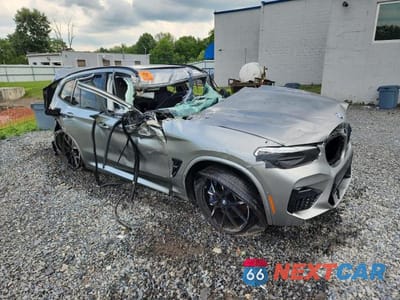 Czwarte zdjęcie samochodu z boku: 2021 BMW X3 M COMPETITION VIN:5YMTS0C02M9F31411 - miniatura