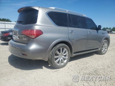 Trzecie zdjęcie samochodu z tyłu: 2012 INFINITI QX56 VIN:JN8AZ2ND9C9716627 - miniatura