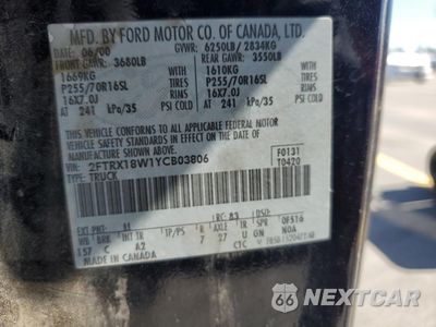 Zdjęcie 12 z 14 samochodu: 2000 FORD F150 VIN:2FTRX18W1YCB03806 - miniatura