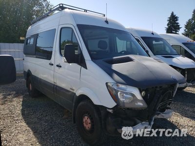 Czwarte zdjęcie samochodu z boku: 2014 MERCEDES-BENZ SPRINTER 2500 VIN:WD3PE7DC9E5844782 - miniatura