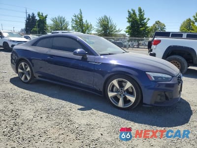 Czwarte zdjęcie samochodu z boku: 2020 AUDI A5 PREMIUM PLUS VIN:WAUTNAF54LA013191 - miniatura