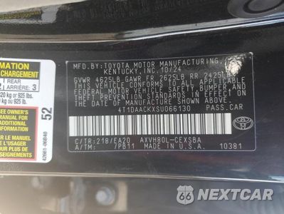 Zdjęcie 12 z 12 samochodu: 2025 TOYOTA CAMRY XSE VIN:4T1DAACKXSU066130 - miniatura