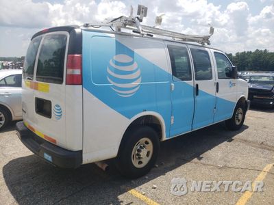 Trzecie zdjęcie samochodu z tyłu: 2017 CHEVROLET EXPRESS G2500 VIN:1GCWGAFF2H1285636 - miniatura