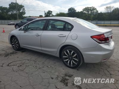 Drugie zdjęcie samochodu z przodu: 2014 HONDA CIVIC EXL VIN:19XFB2F92EE034509 - miniatura