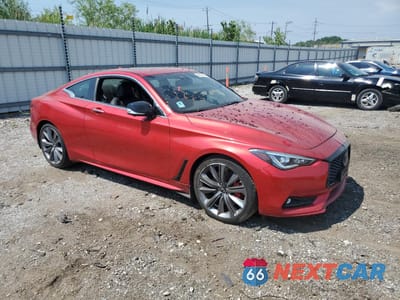 Czwarte zdjęcie samochodu z boku: 2021 INFINITI Q60 RED SPORT 400 VIN:JN1FV7LL4MM560342 - miniatura