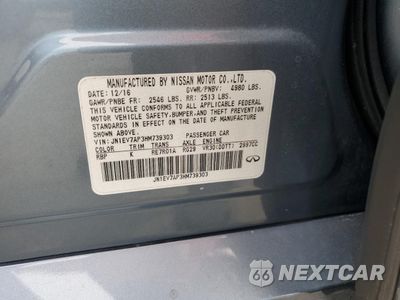 Zdjęcie 12 z 13 samochodu: 2017 INFINITI Q50 PREMIUM VIN:JN1EV7AP3HM739303 - miniatura