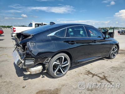 Trzecie zdjęcie samochodu z tyłu: 2022 HONDA ACCORD SPORT VIN:1HGCV1F35NA028501 - miniatura