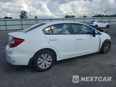 Trzecie zdjęcie samochodu z tyłu: 2012 HONDA CIVIC LX VIN:19XFB2F56CE388706 - miniatura