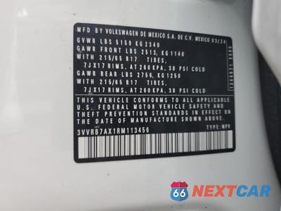 Zdjęcie 13 z 13 samochodu: 2024 VOLKSWAGEN TIGUAN S VIN:3VVRB7AX1RM113456 - miniatura