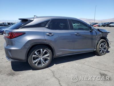 Trzecie zdjęcie samochodu z tyłu: 2019 LEXUS RX 450H BASE VIN:2T2BGMCA9KC037049 - miniatura