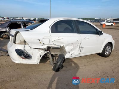 Trzecie zdjęcie samochodu z tyłu: 2008 CHEVROLET AVEO BASE VIN:KL1TD56698B009796 - miniatura